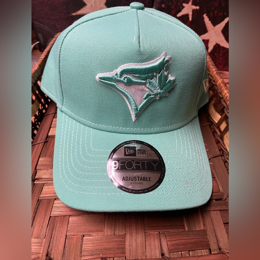 Blue Jays New Era Teal 9FORTY Adjustable Cap